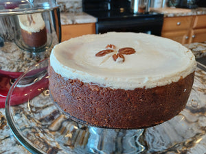 Bourbon Vanilla Pecan Cheesecake*