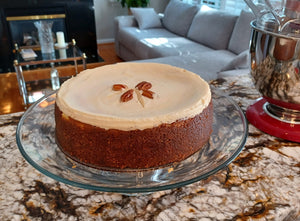 Bourbon Vanilla Pecan Cheesecake*