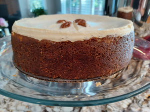 Bourbon Vanilla Pecan Cheesecake*