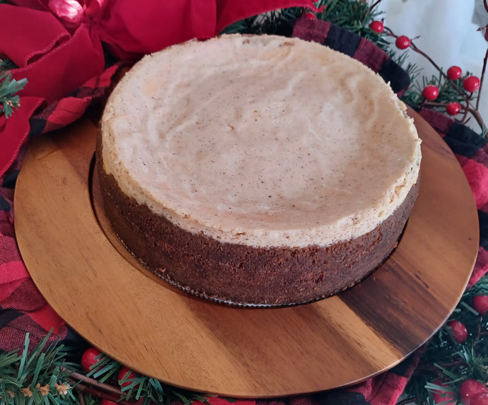 VH Holiday Eggnog Cheesecake